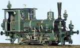 Class DVI “Eurydice” Tank Loco, Green/Black Livery with White Pin Stripping